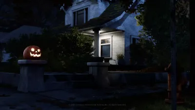 Haddonfield Heights night street for the story mode guide